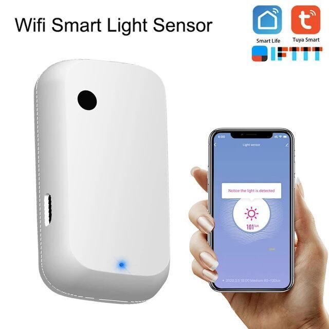 SMG Tuya WIFI Smart Light Sensor Smart Home Light Automation Sense Linkage Control With Alexa Google Home Smart Electronics