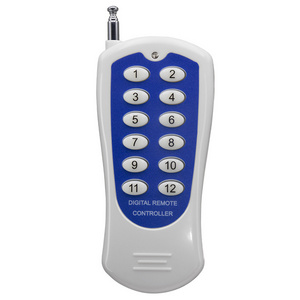 433MHz Wireless Remote Control RF Transmitter 12 Buttons 1000M Distance Work with 433MHz Relay Receiver