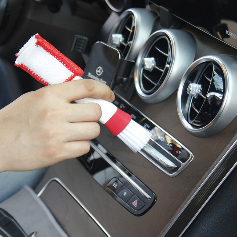 Red Color Car Cleaning Brush for Drill Tools Kit with Car Detailing Brush Set