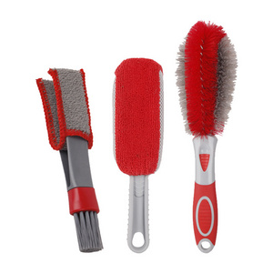 Red Color Car Cleaning Brush for Drill Tools Kit with Car Detailing Brush Set