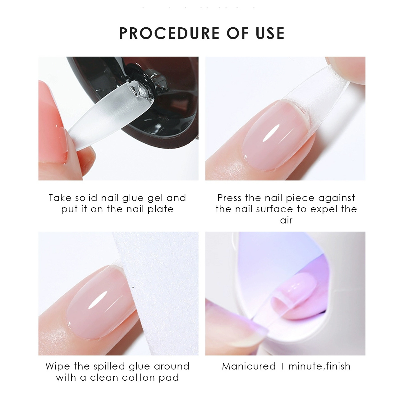 SCI 15g 30g super crystal gem solid strong adhesive long lasting uv soft gel x glue for nail tips