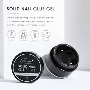 SCI 15g 30g super crystal gem solid strong adhesive long lasting uv soft gel x glue for nail tips