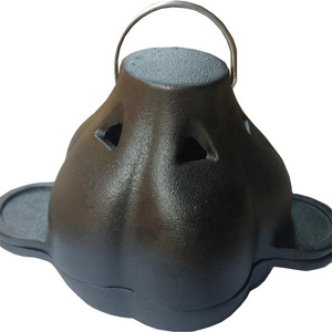 pre-seasoned oil coating hot sale cast iron garlic roaster