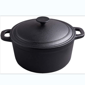 Iron Dutch Pot  Non-Coating Cast Iron Stew Pots  Kitchen Cooking Induction Gas Universal boilers Soup Pot