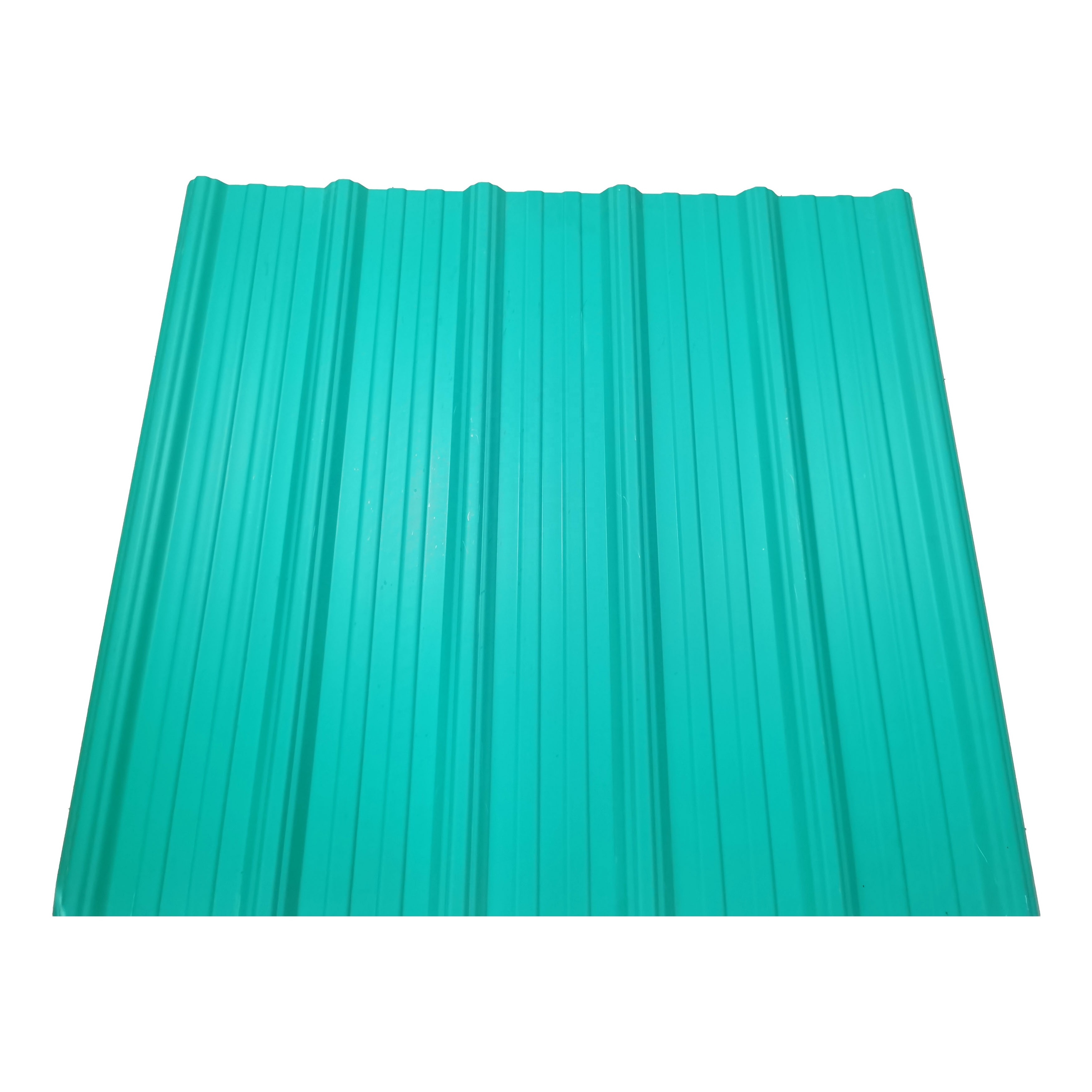 Green Waterproof Plastic PVC Roofing Sheet T Shape Heat Insulated UPVC Roof Tile Roofing Shingles