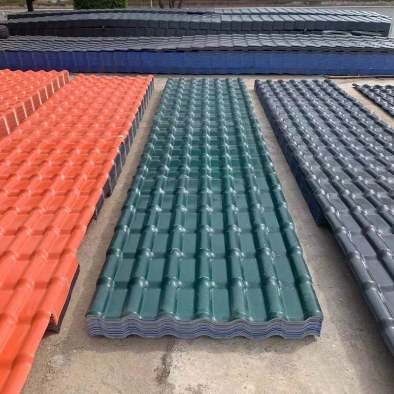 Heat Insulated Roofing Sheet Spanish Mexico Corrugated ASA Synthetic Resin Roof Tile Roofing Shingles