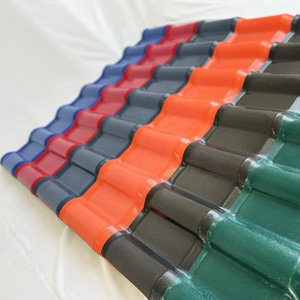 Synthetic Resin Recycled Plastic Roof Sheet House Roofing Resin Tile  New Type Synthetic Resin Roofing Tile