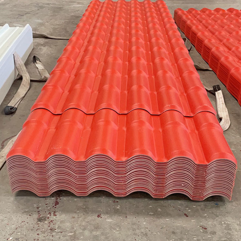 Heat Insulated Roofing Sheet Spanish Mexico Corrugated ASA Synthetic Resin Roof Tile Roofing Shingles