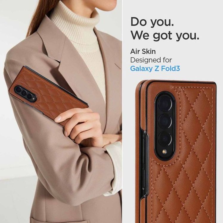 For Samsung Z Fold 5 Leather Case Plaid Phone Case Cover For Samsung Galaxy Z Fold 4 5g Folding Screen Z Fold 3 Leather case