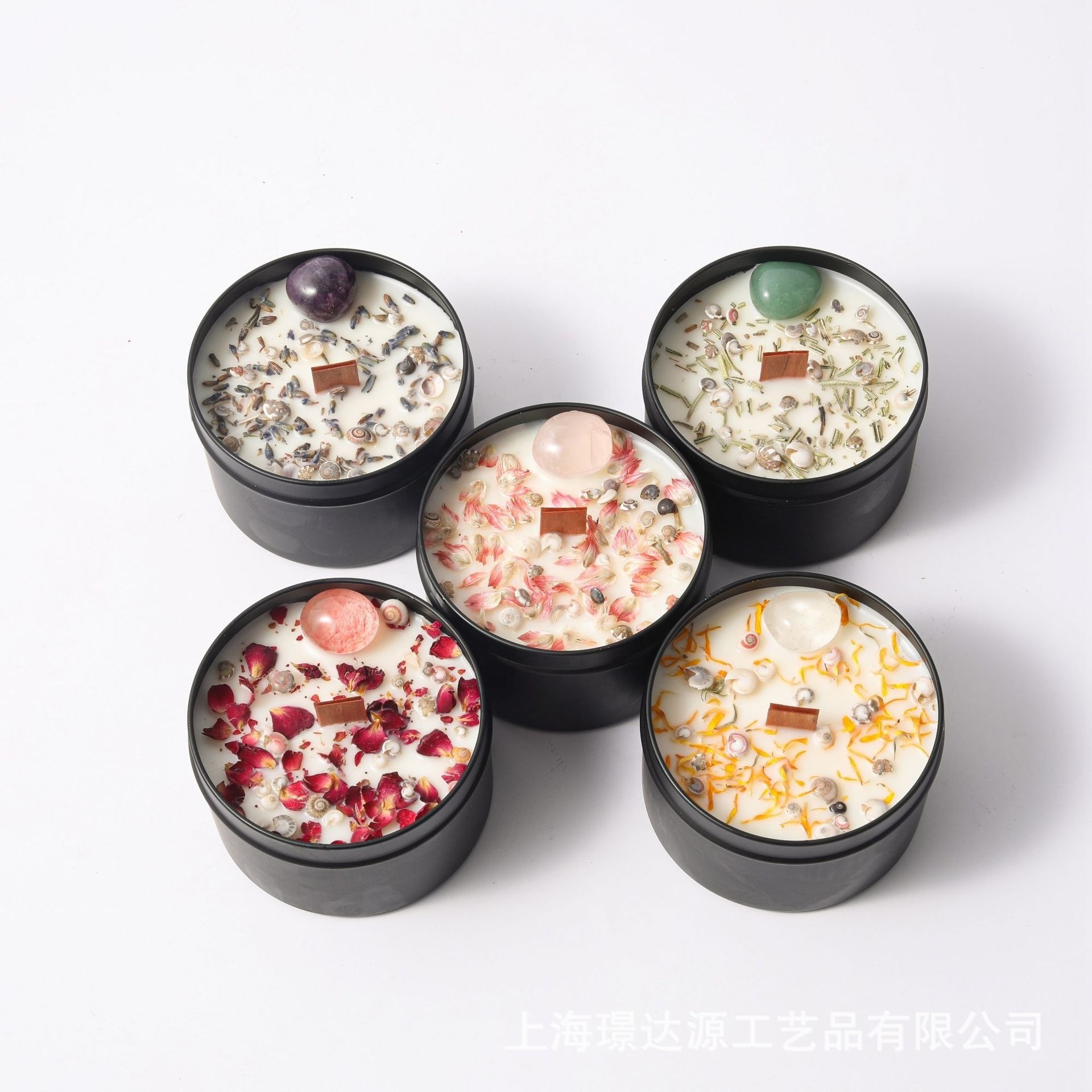 Bath Body Work Home Fragrance Candle Wholesale Different Colors Dried Flower Luxury Custom Scented Birthday Supplier Candle