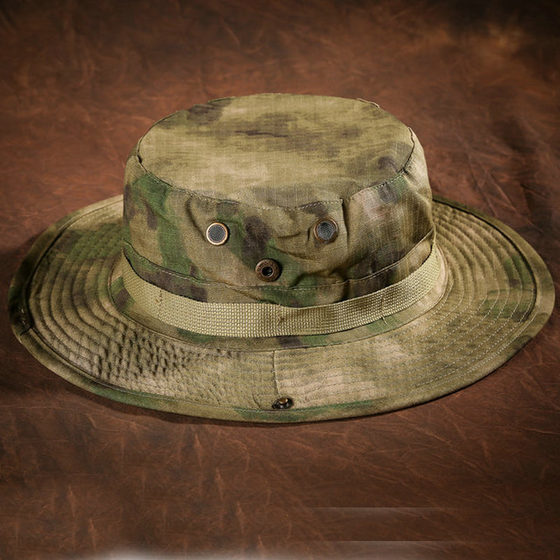 Outdoor Sun Protect Sports Fishing Hats Hidden Tactical Camouflage Combat Cap Bonnie Hat