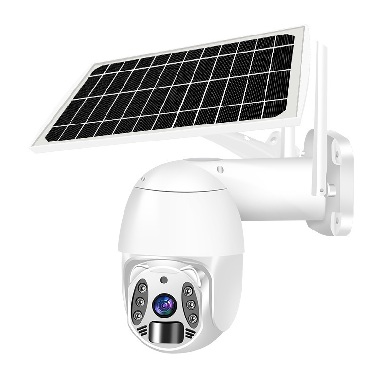 6 Wholesale Price Dual Lens V380 Outdoor Solar Weather pProof SIM Card Intelligent Care Home Low-Power Solar Camera