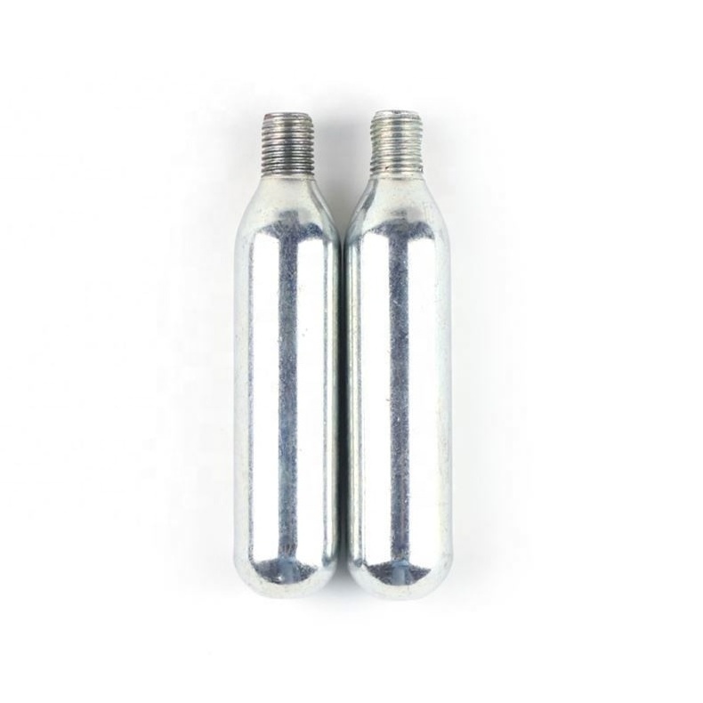 Wholesale 12G/14Cc Mini CO2 Gas Cartridge/Cylinder With 3/8-24UNF screw Neck For Beauty Injection CDT