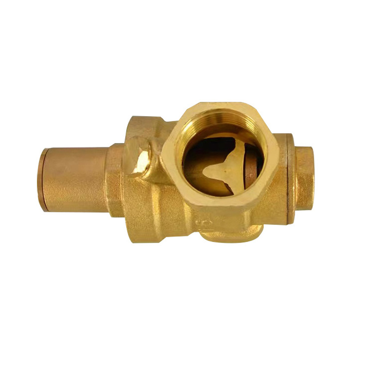 Factory Supply DN20  Brass Low Pressure Relief Reducing Regulator Valve with Gauge