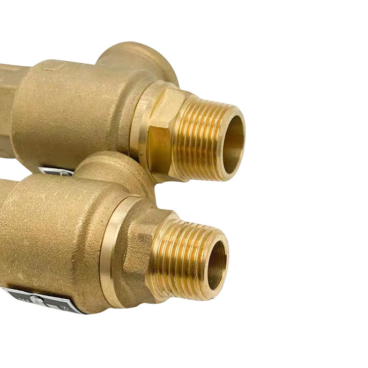 Thickened brass adjustable pressure relief valve one-way constant pressure filter 3/4inch Brass safety relief valve