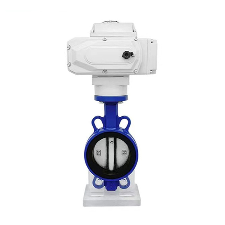 Manufacturer DN50 Stainless Steel Motorized Motor Control Butterfly Valve With Electric Actuator