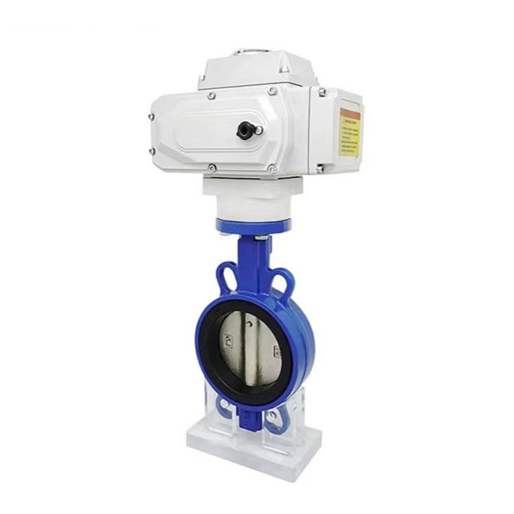 Manufacturer DN50 Stainless Steel Motorized Motor Control Butterfly Valve With Electric Actuator