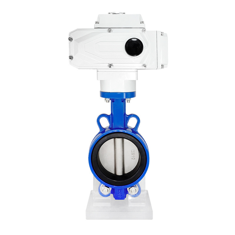 Manufacturer DN50 Stainless Steel Motorized Motor Control Butterfly Valve With Electric Actuator