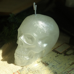 Scented Cool Human Skulled Halloween Home Decor Candle Skulled Shape Craft Candle