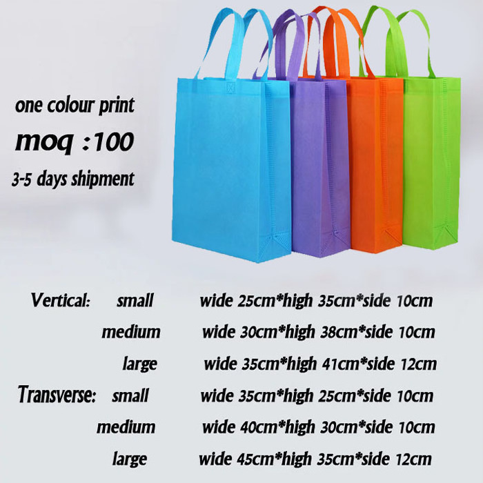 Wholesale Custom Personalized Non woven bag Promotional Reusable Cloth Supermarket Tote Bags pp laminated non woven shopping bag