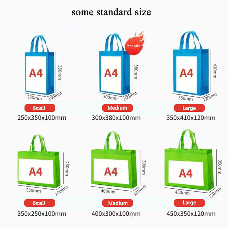 Wholesale Custom Personalized Non woven bag Promotional Reusable Cloth Supermarket Tote Bags pp laminated non woven shopping bag