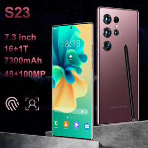 S23 Ultra Original 16gb+1tb 7.3 Inch 48mp+100mpv 3g/4g/5g High Quality Android 12 Smart Cell Phone