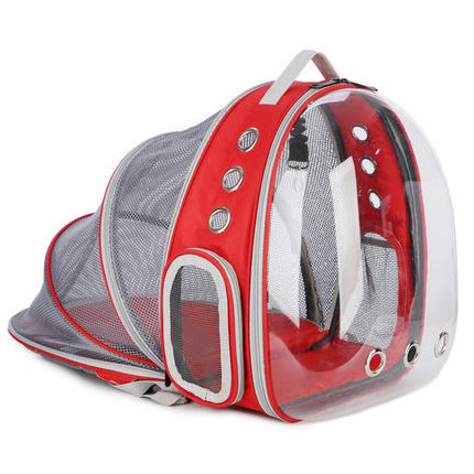 expandable transparent bubble space capsule pet carrier shoulder bag carrier plastic bag