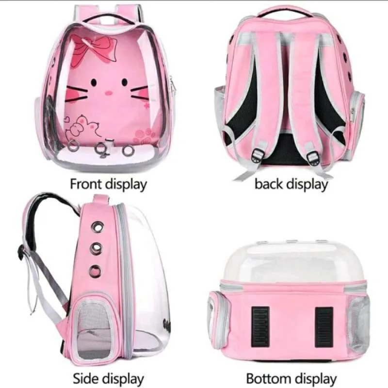 Portable Pet Carrier Bag, Breathable Space Capsule Pet Bag, Going Out Pet Shoulder Bag Portable pet carrier backpack bag