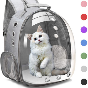 pet carrier backpack space capsule bubble transparent backpack for cats and puppies