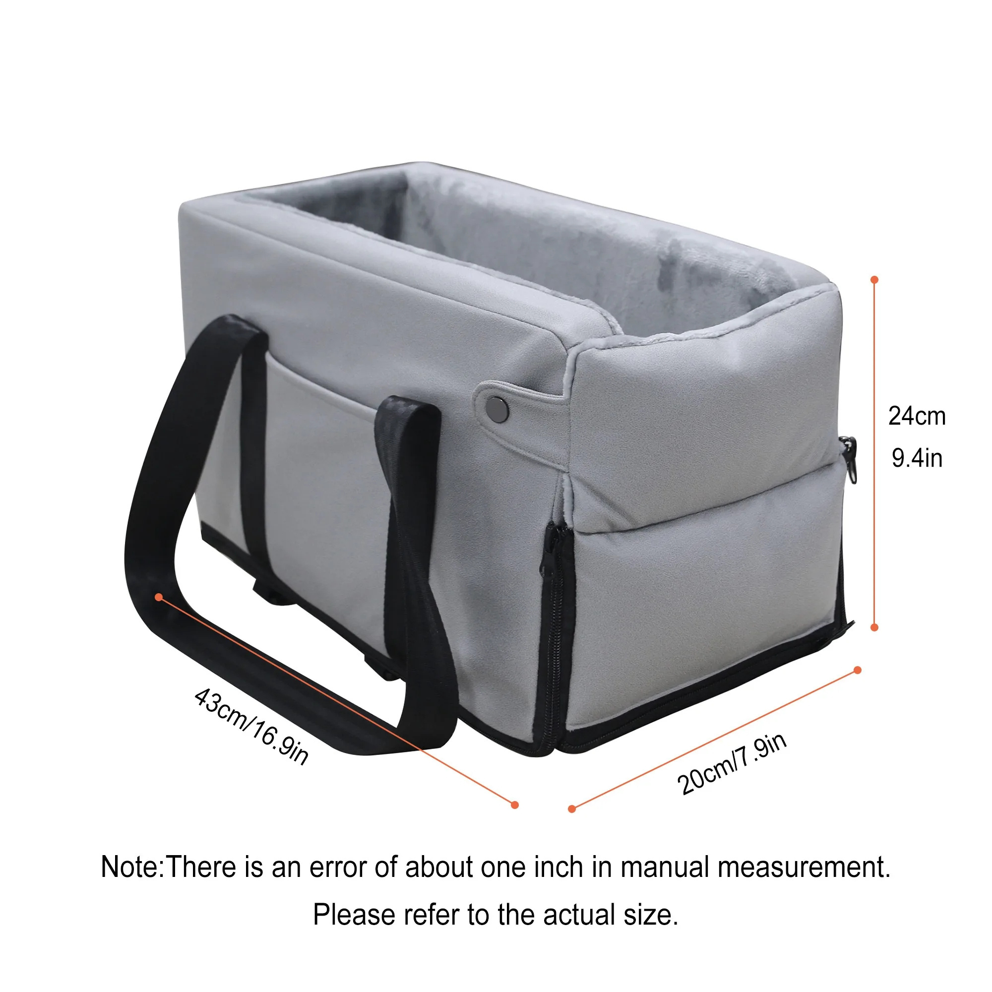 Cat Carrier 3 in 1 Pet Backseat Cover Waterproof Portable Travel Small dog car booster seat dog booster & car seats