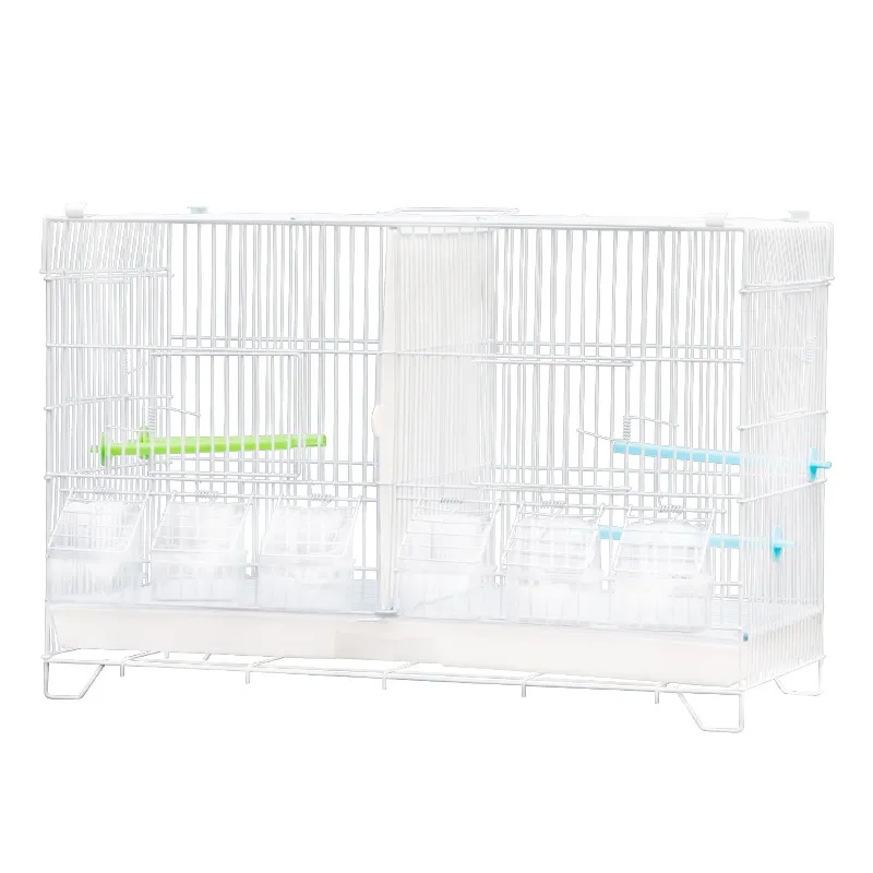 Breeding Flight Parakeet Bird Cage for Finches Budgies Cockatiels Conures Lovebirds Canaries Parrots With Slide Out Tray