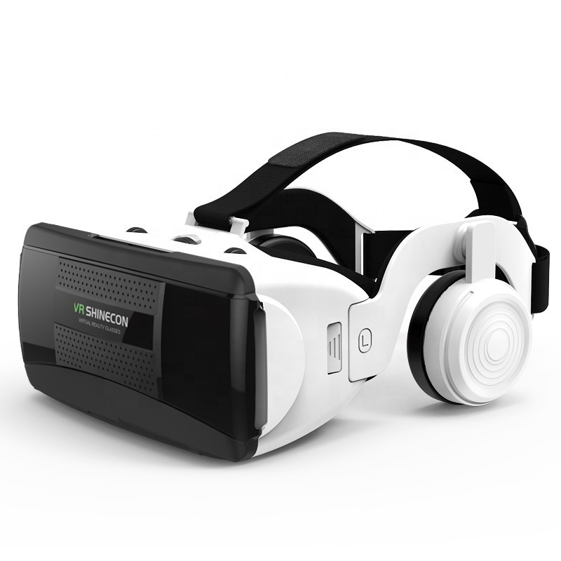 Original VR Virtual Reality 3D Glasses Box VR Cardboard Headset Helmet for IOS Android Smartphone Wireless Rocker