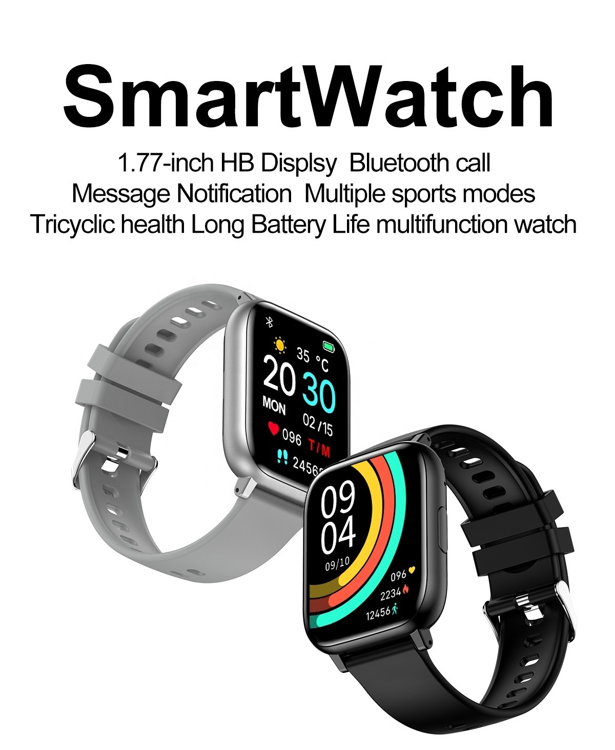 Smart Watch Health Monitoring Bluetooth Call Watch Sports Heart Rate Blood Oxygen Monitoring Smart Watch