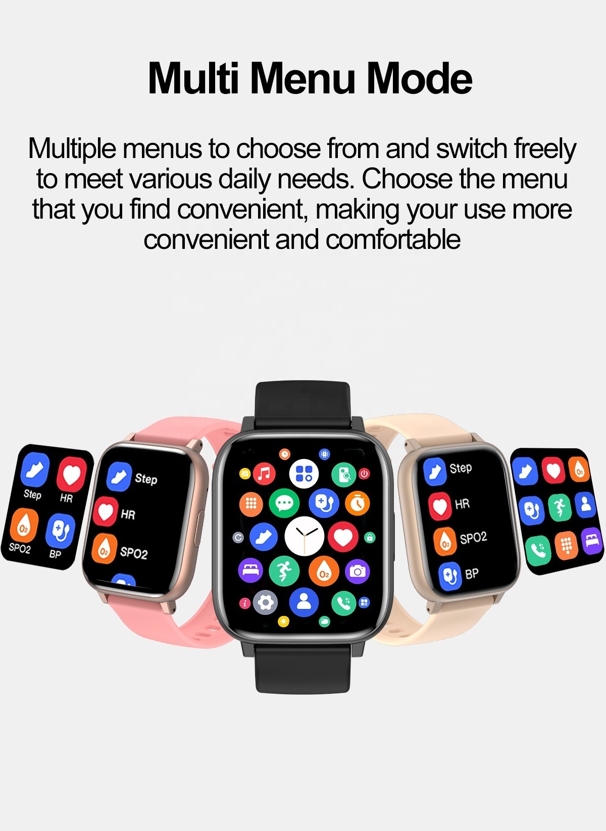 Smart Watch Health Monitoring Bluetooth Call Watch Sports Heart Rate Blood Oxygen Monitoring Smart Watch