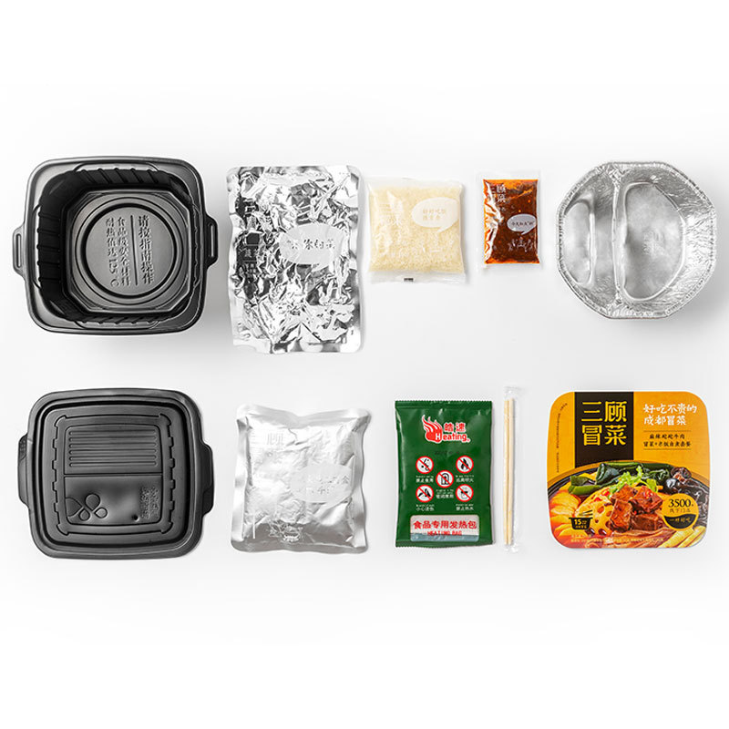 Instant Food Portable 15 Minutes Instant Hot Pot Sichuan Flavor Spicy Vegetable Self Heating Hotpot for Picnics Hiking