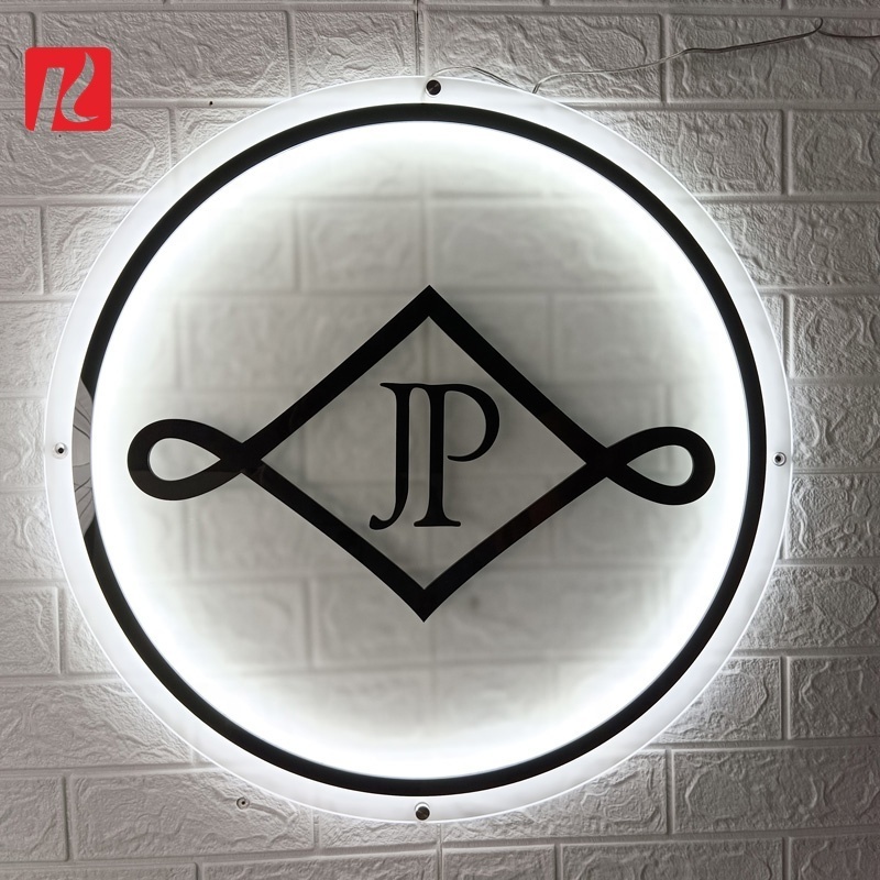 Kexian Custom Logo Signs Letters Shop Signs Led Acrylic Shop Name Board Wall Light Logo Office Decoration Walls with My Logo