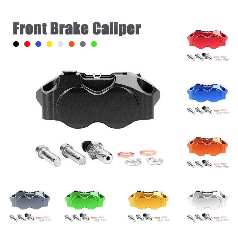 CNC Aluminum Alloy Radial Racing 4 Piston Brake Caliper Adapter 82mm Motorcycle Front Rear Disc Brake Caliper