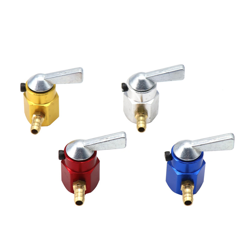 Racing 6mm 8mm Gas Tank Fuel Switch Gasoline Faucet Gasoline Switch Shut Off Valve Pump Tap Petcock For Motorcycle Fuel Cock