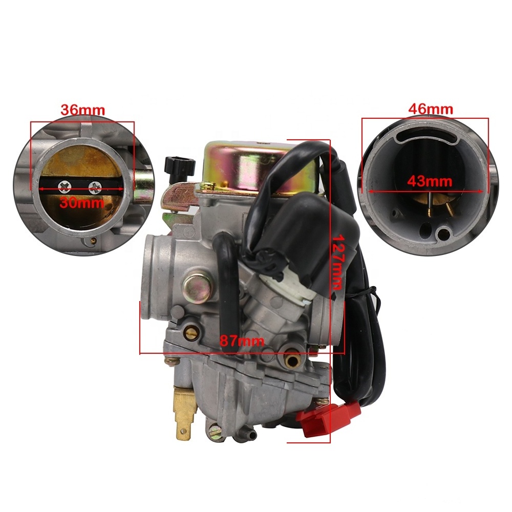 ZSDTRP CVK-30 Carburetor For CVK-150cc~250cc  Scooter GY6 150 TANK 260 Racing Scooter Motorcycle Carburador