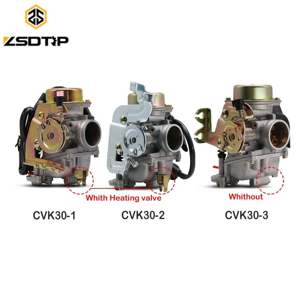 ZSDTRP CVK-30 Carburetor For CVK-150cc~250cc  Scooter GY6 150 TANK 260 Racing Scooter Motorcycle Carburador