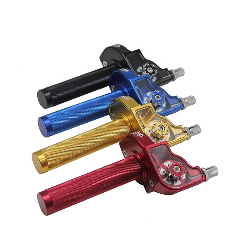 7/8'' 22mm Universal Handlebar CNC Aluminum Throttle Grip With Throttle Cable Dirt Pit Bikes