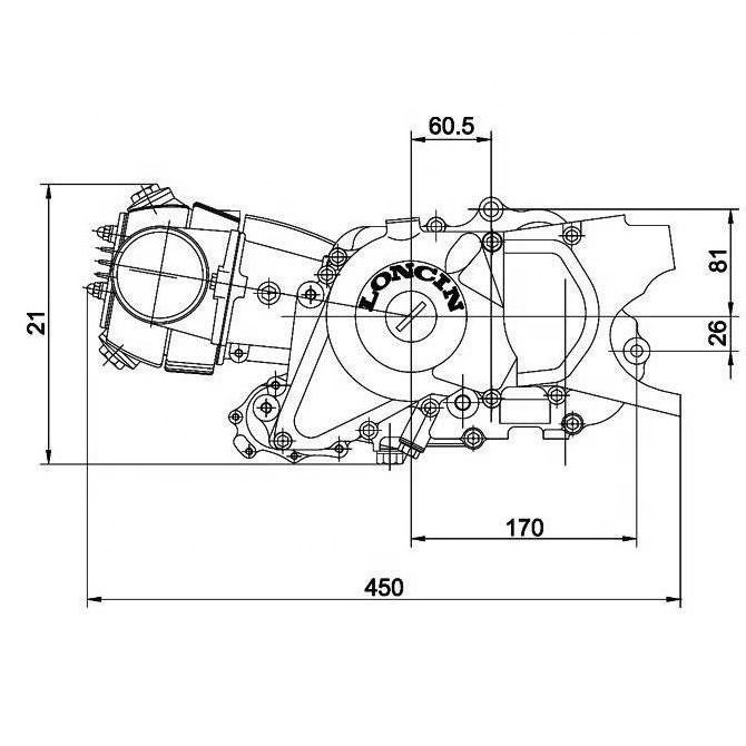 200CC 50cc 125cc 150cc  Engine comp Engine electric start single cylinder 4-stroke air-cooled  Motorcycle engine assembly