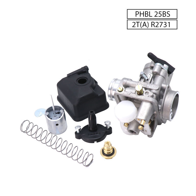 Motorcycle 25mm Carburetor Dellrt PBL 25BS 2T(A) R2731 For 50cc-200cc Engine For  Scooter Dirt Bike