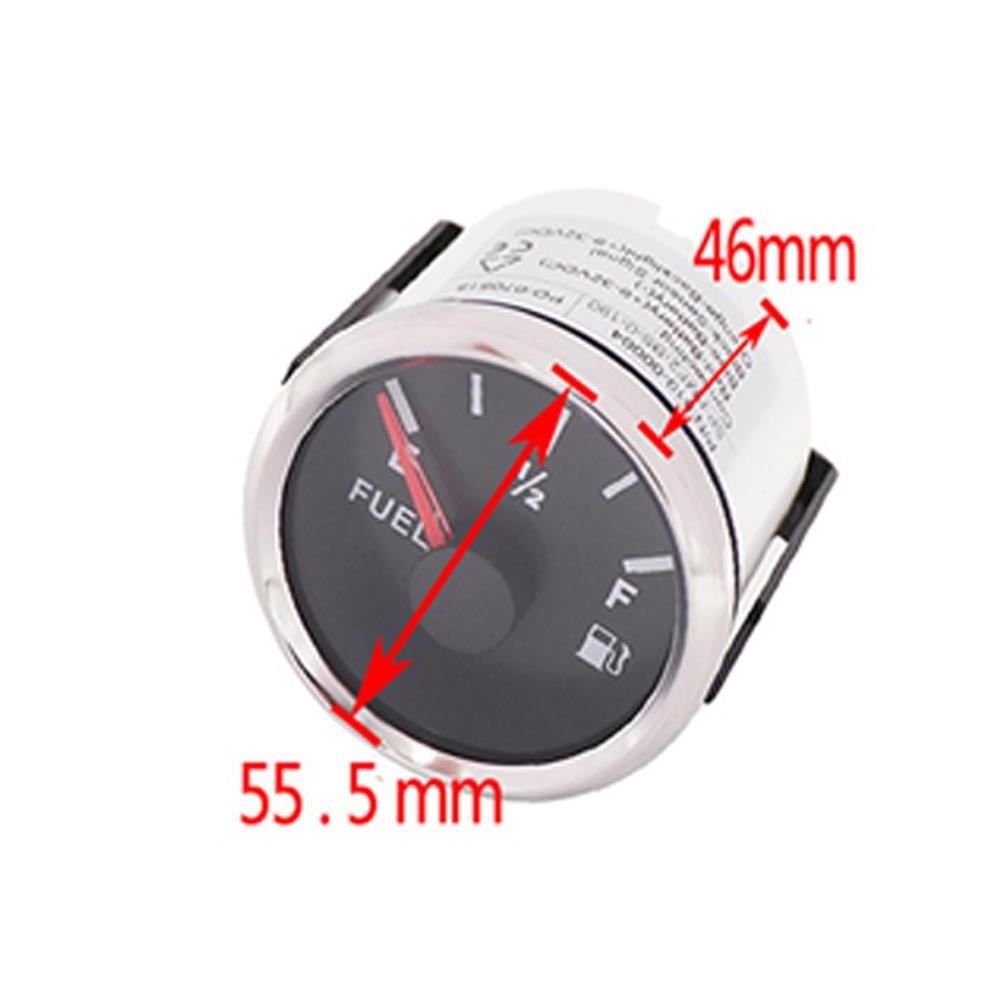 52MM Waterproof Digital Fuel Level Gauge for Car Boat Motorcycle Fuel Meter