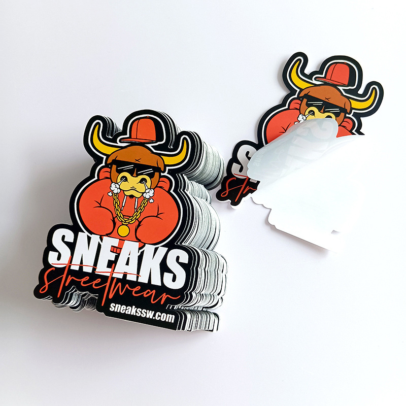 Manufacturers Custom Private Brand Name Printing Logo Stickers Adhesive Roll Labels Stickers for Packaging