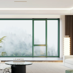 Popular design  Narrow frame casement window outward opening thermal break swing windows