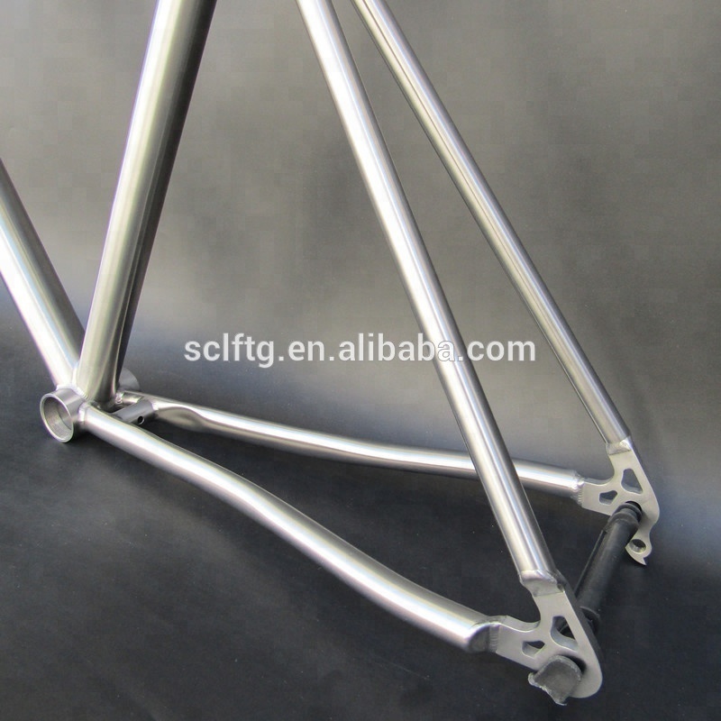 Grade 9 Titanium beach cruiser bike frame best price