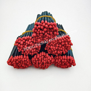 High Quality Wooden Match Sticks Factory Wholesale Customized Black Match Sticks Red Head Match for Home Hotel