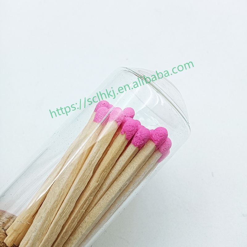 custom sticks long matches in glass jar safety holder tip personalized decorative household match strike jars