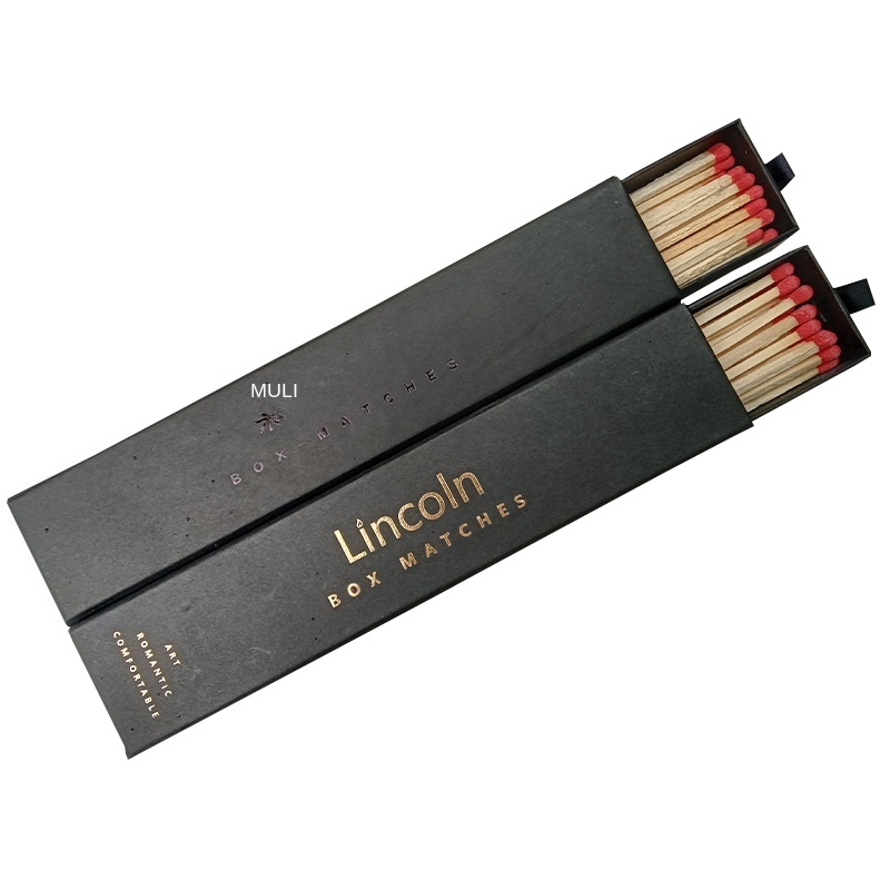 Fireplace matches high quality factory wholesale price advanced custom drawer box packing extra long matches